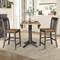 International Concepts Round 42 in W, 42 in L, 36.3 in H, Wood, Hickory/Washed Coal K45-42DPT-27B-S102-2 - alternate 8